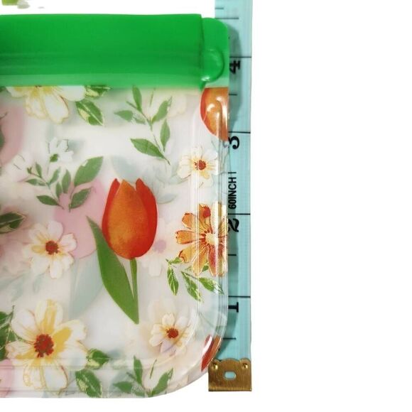 Floral silicone bag set water proof leak proof beach event clear bag - Picture 6 of 10